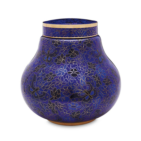 u r n❁ Blue Butterfly Cloisonne Urn – Flintoft's Funeral Home and