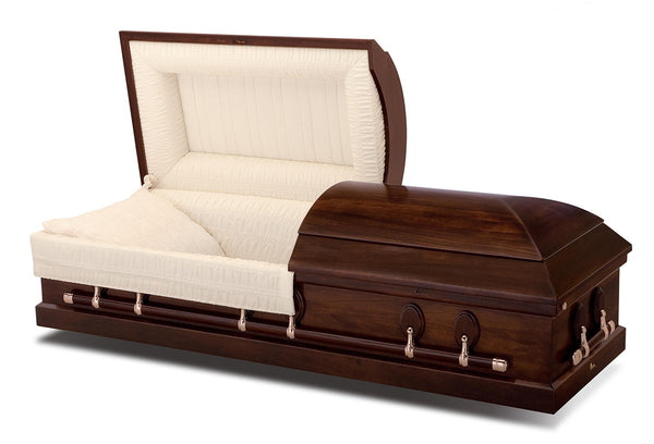 Chestnut Hardwood Casket – Flintoft's Funeral Home and Crematory