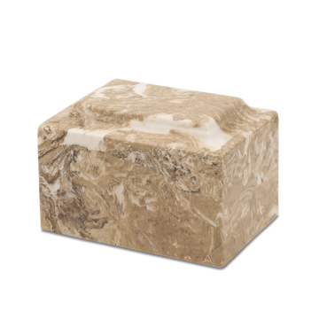 Khaki Cultured Marble Urn