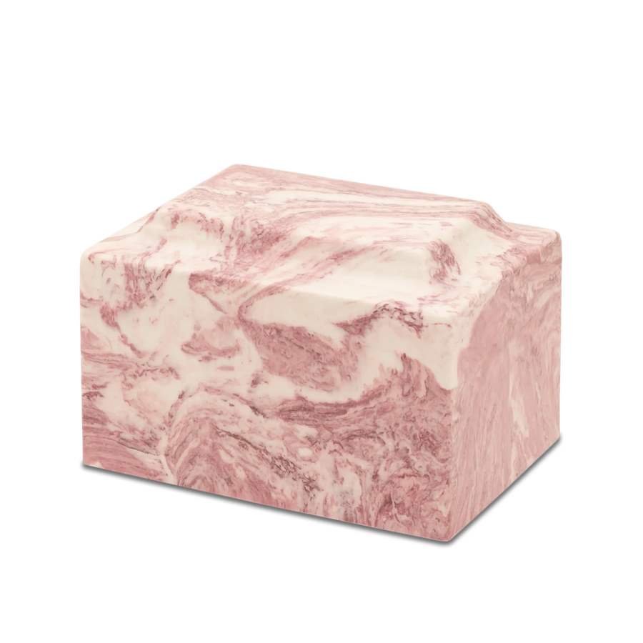 Orchid Cultured Marble Urn