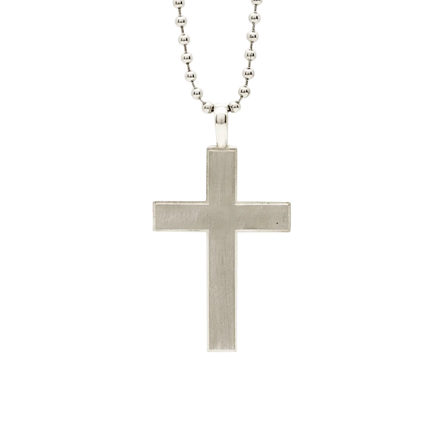Stainless Steel Cross - Natural Finish