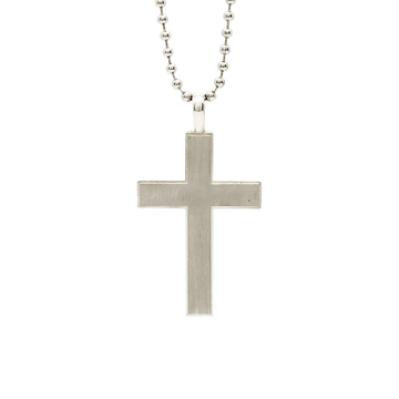 Stainless Steel Cross - Natural Finish