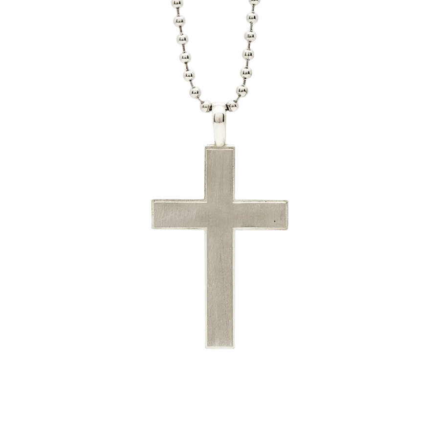 Stainless Steel Cross - Natural Finish