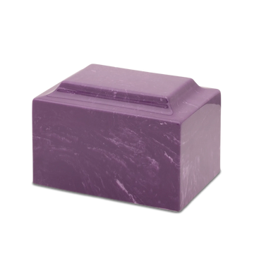 Violet Cultured Marble Urn