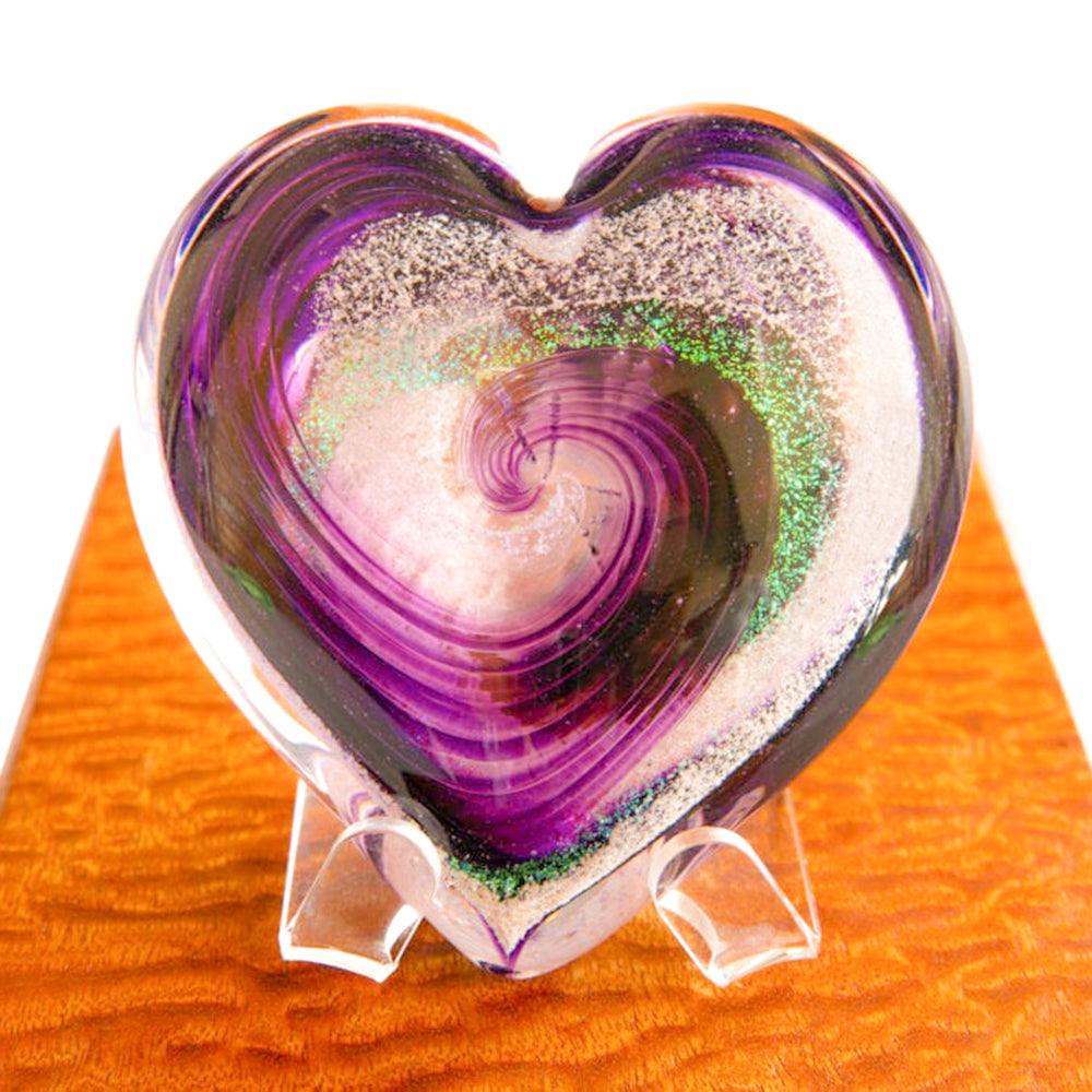 Heart Purple Gold