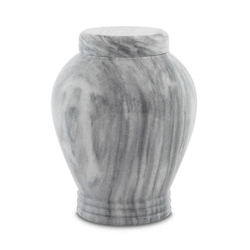 Cashmere Grey Marble Urn