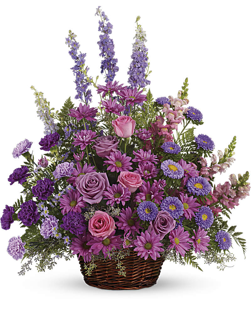 Gracious Lavender Basket