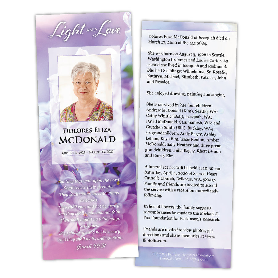 Satin Flora Bookmark