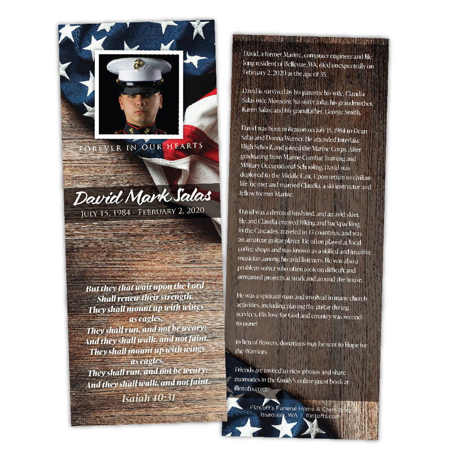 Fallen Flag Bookmark