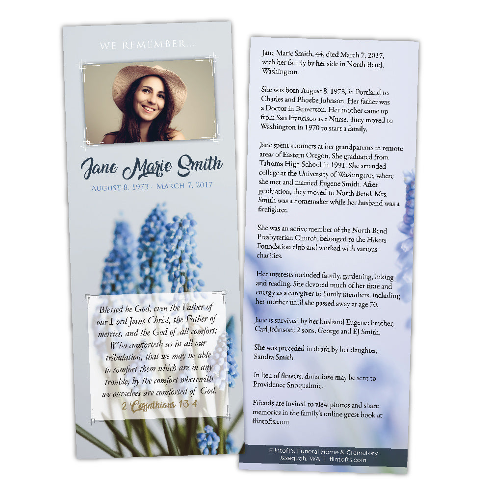 Muscari Memories Bookmark