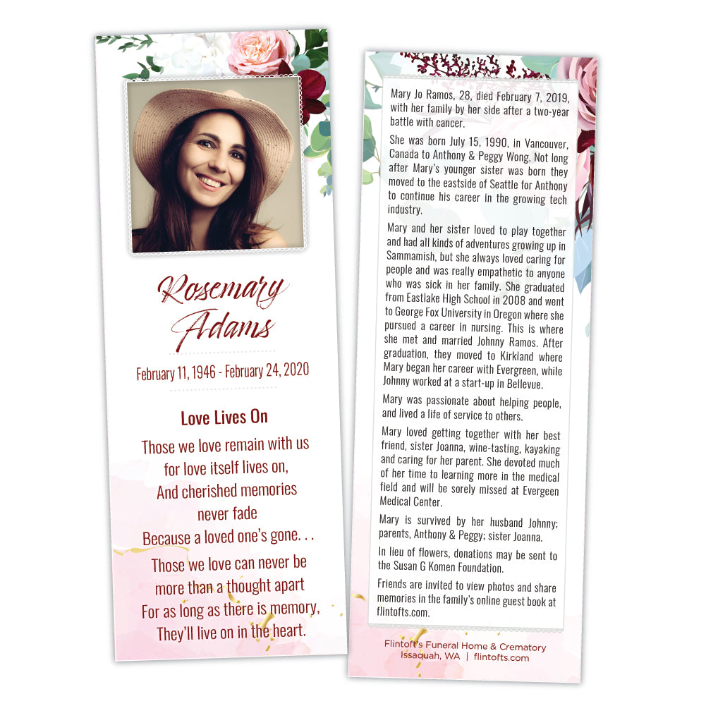 Silent Blossom Bookmark