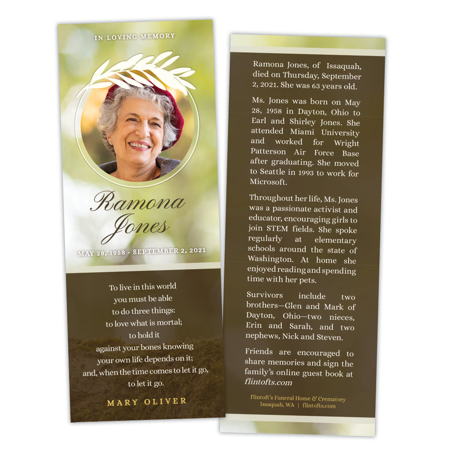 Peaceful Bough Bookmark