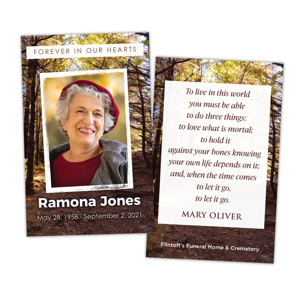 Autumn Hike Prayer Card