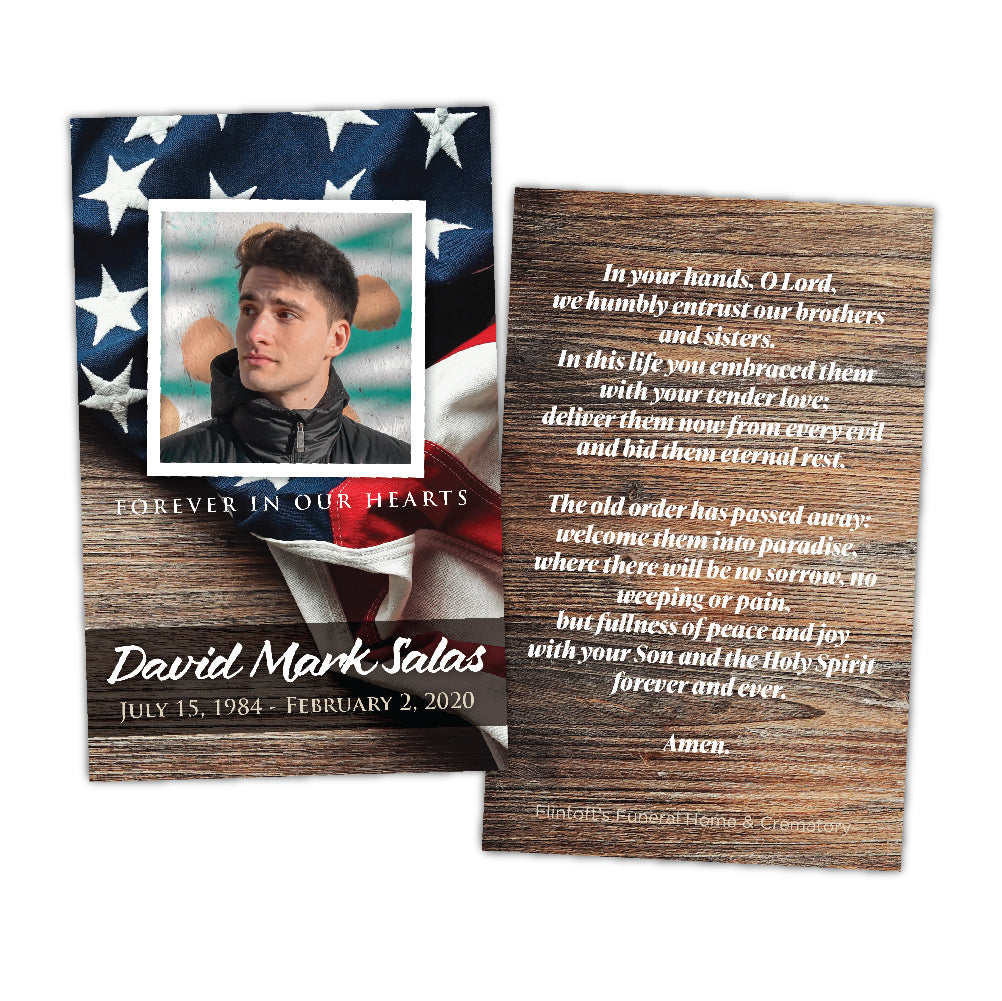 Fallen Flag Prayer Card