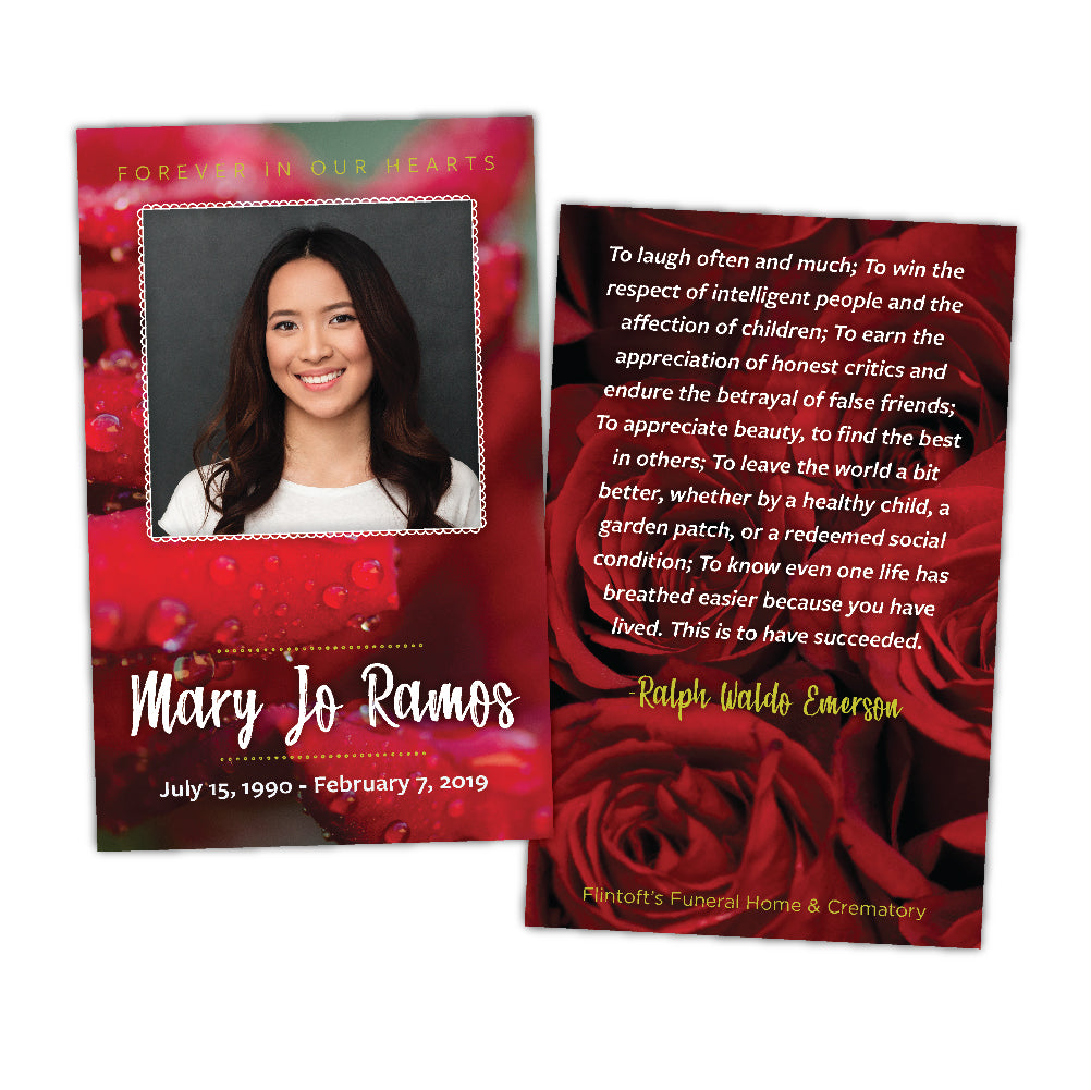 Scent of a Rose Prayer Card