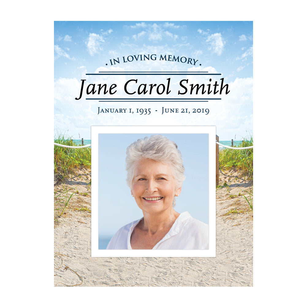 Beach Memories 18x24 Portrait Sign